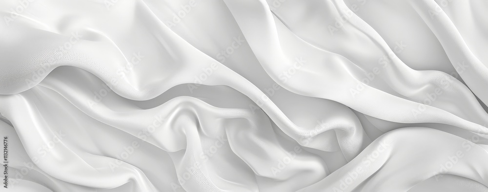 Fototapeta premium Abstract White Fabric Texture