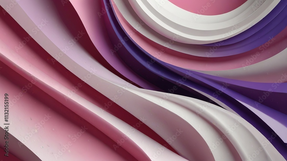 Fototapeta premium Creative liquid shapes abstract 3D wavy background