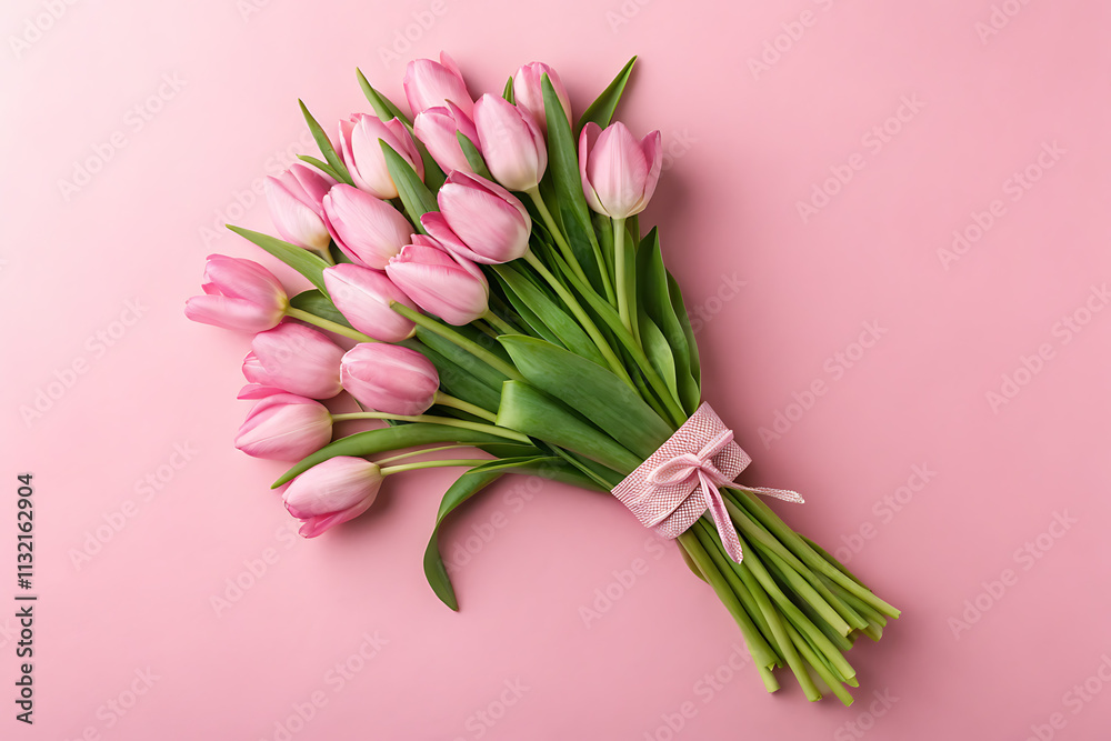 Obraz premium Beautiful composition spring flower bouquet