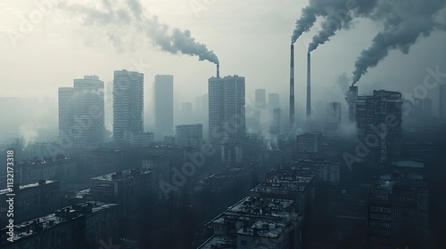 Smog and Cityscapes: An Urban Environmental Challenge photo