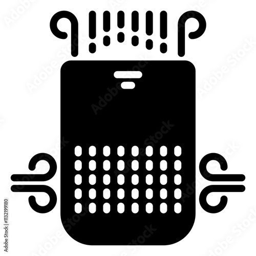Air Purifier icon, glyph icon style