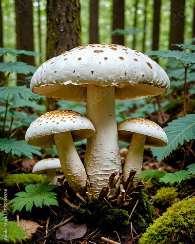 Wallpaper Mural mushrooms in the forest Torontodigital.ca