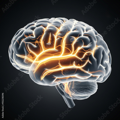 Brain - AI Generated Digital Art