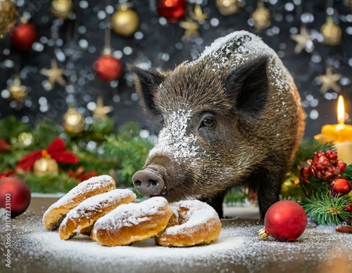 Plätzchen zur Weihnachtszeit photo