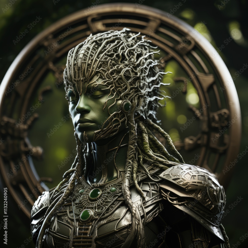 Obraz premium Life and Culture of Planet Alpha Prime Natives