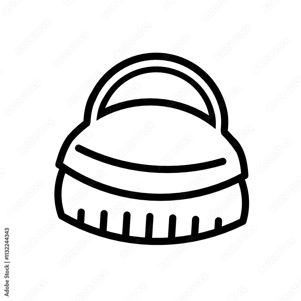 Fototapeta premium Handled brush icon