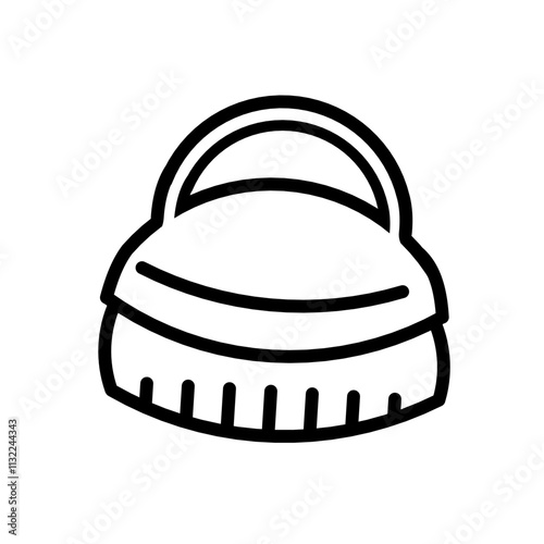 Handled brush icon