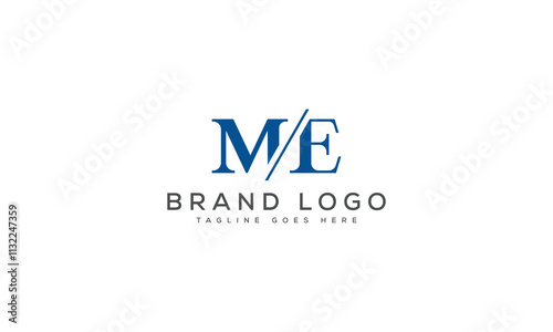 Free Download letter ME logo design vector template design for brand. - GFXLoad
