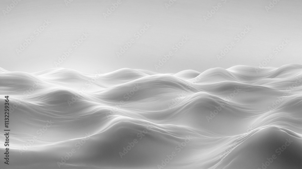 Obraz premium White wavy background with abstract texture texture