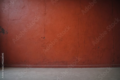 vermilion color wall texture rough background concrete floor photo