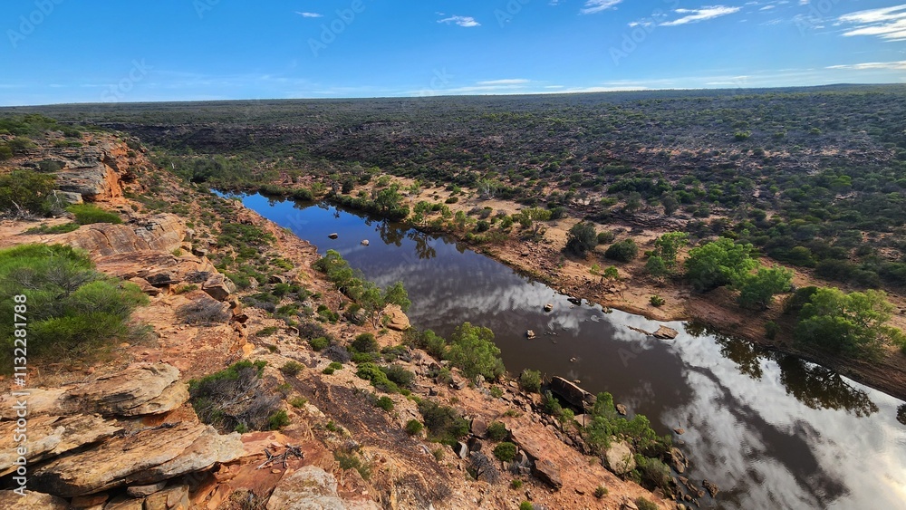 Fototapeta premium Hawks Head Lookout, Kalbarri National Park, Western Australia