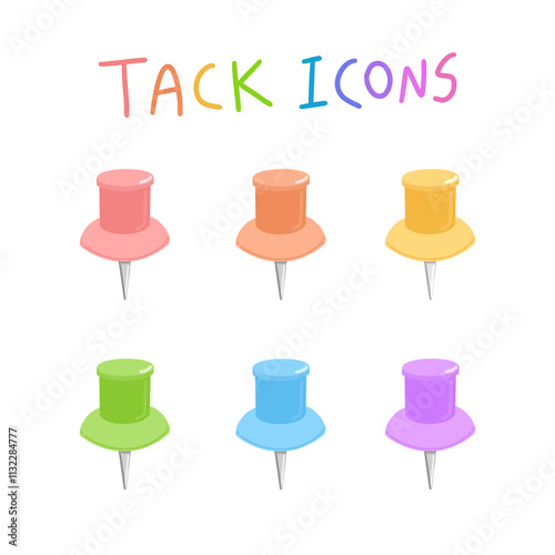 압정 아이콘 (Tack icons)