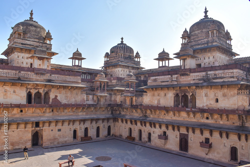 Orchha, Madhya Pradesh (India): December 19, 2021 - Jahangir Palace (Orchha Fort) photo