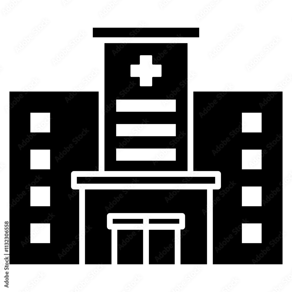 Fototapeta premium Hospital icon