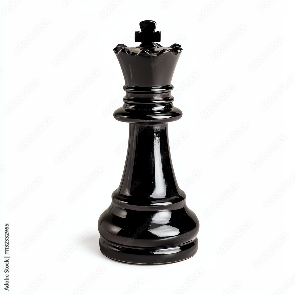 A sleek, black chess king piece stands tall, symbolizing strategy and power in the classic game of chess. A sleek, black chess king piece stands tall, symbolizing strategy and power in the classic game of chess.