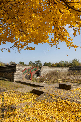 Hanjingtang historic site inside Yuanmingyuan Park in Beijing, China photo