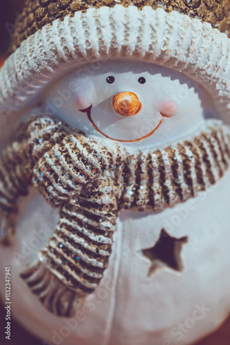 Snowman Decoration Perfect for Winter Holidays