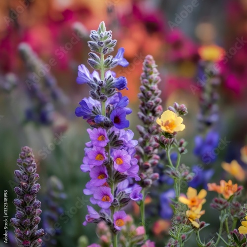 Toadflax brightens the garden photo