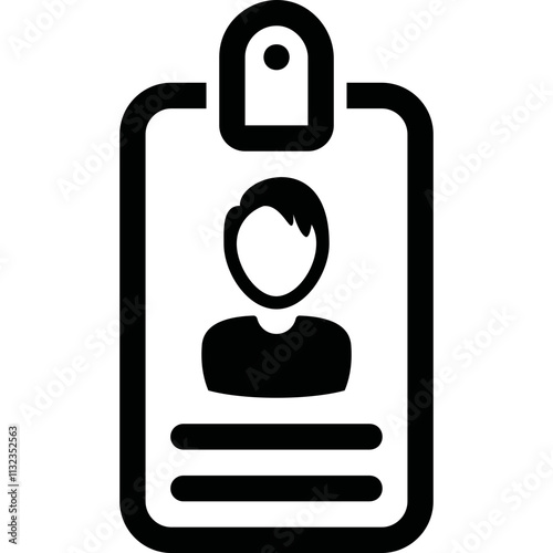 Simple vector icon human