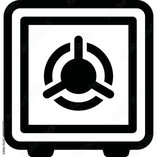 Simple vector icon safe