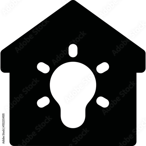 Simple vector icon house

