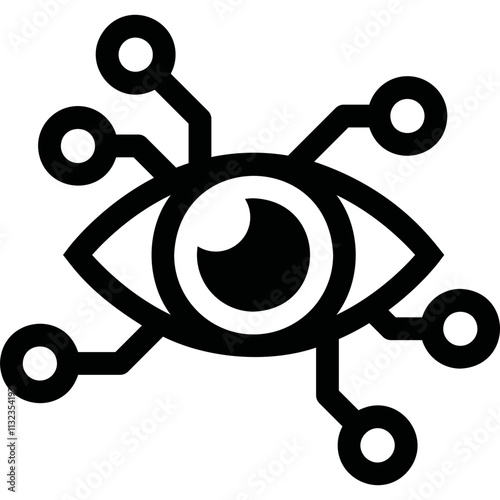 Simple vector icon eye
