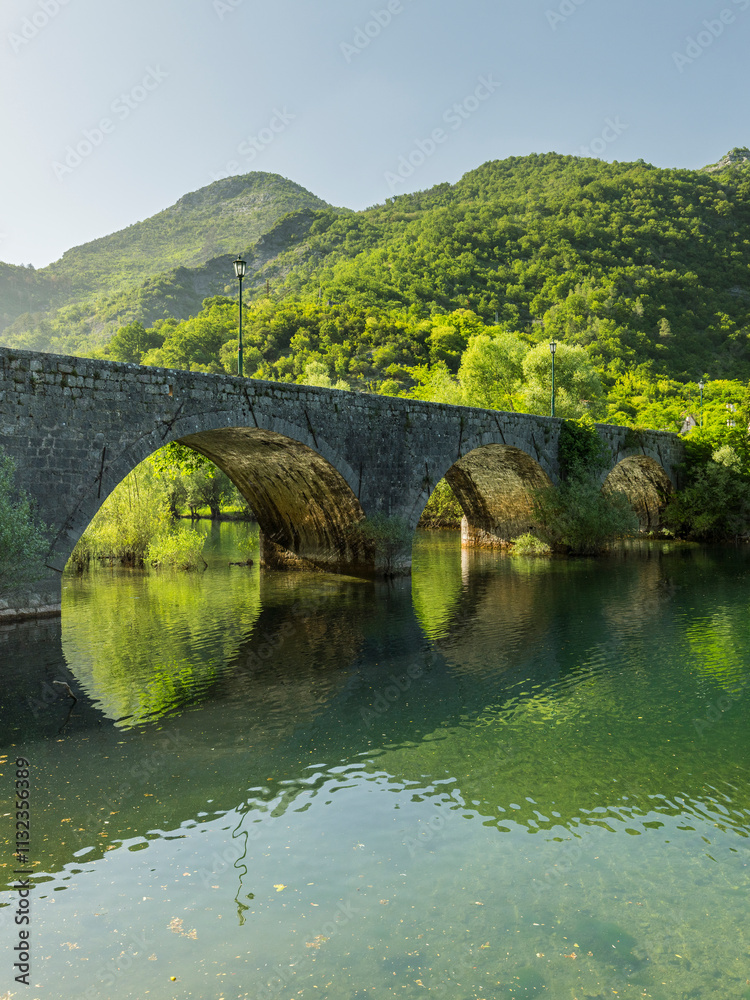 Fototapeta premium Rijeka Crnojevića Brücke, Montenegro
