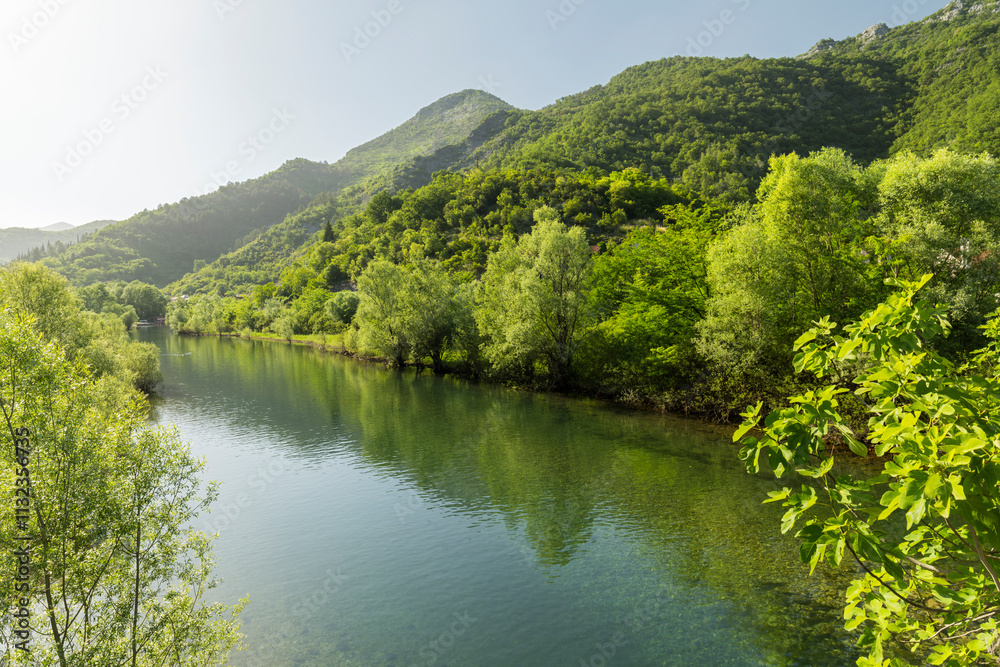 Fototapeta premium Rijeka Crnojevića Fluss, Montenegro