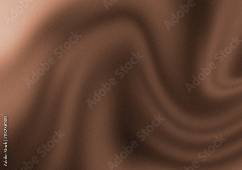 Soft brown grainy gradient abstract background. Mocha moose color blending effect, aesthetic trendy texture photo