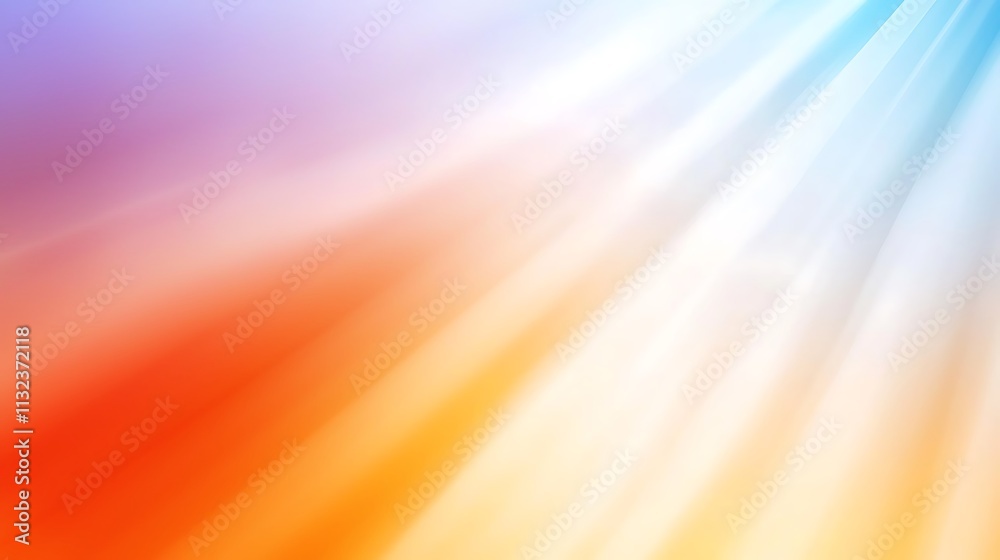 Fototapeta premium Abstract colorful light rays background.