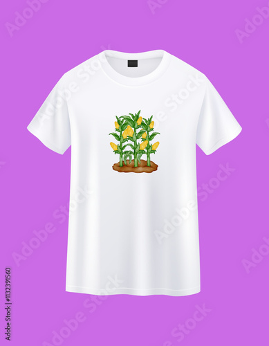 t shirt corns tree design