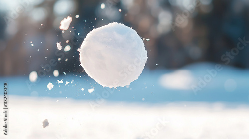 Snowball Fight Freeze Frame...