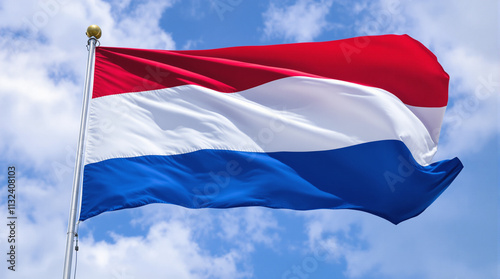 Flag of the Netherlands photo