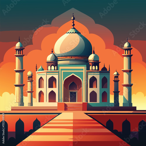 taj mahal agra country