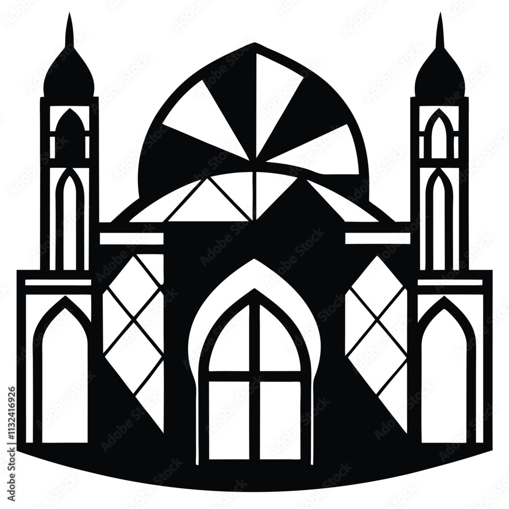 Obraz premium mosque vector