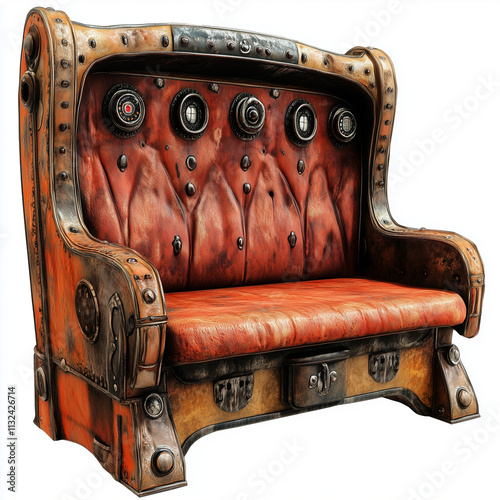 Steampunk Storage bench, Interior Element photo