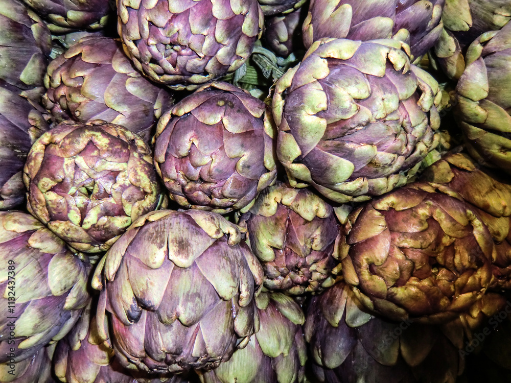 Fototapeta premium Bunch of artichokes