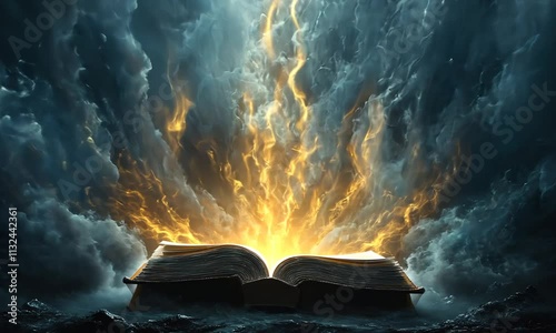 Mystical Book of Destiny: Unveiling Secrets in a Stormy Heaven
