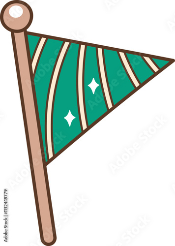Flag Shape Concha 
