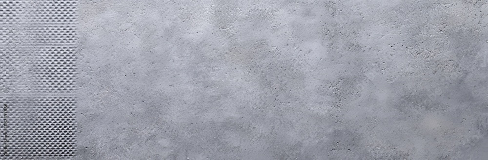 Fototapeta premium A horizontal pattern on cement and concrete textures for a background.