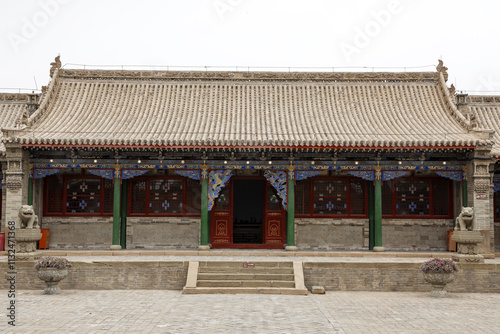 Prince's Mansion of Ejin Horo Banner, Ordos, Inner Mongolia, China photo