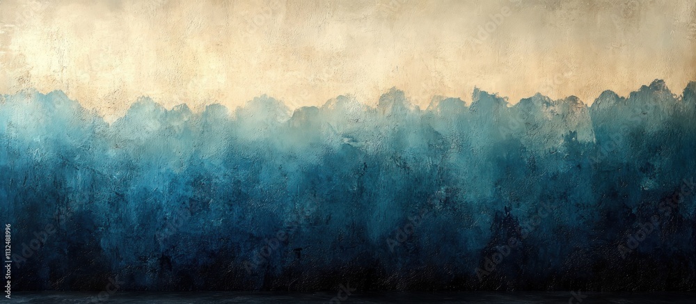 Obraz premium Abstract blue and beige textured background.