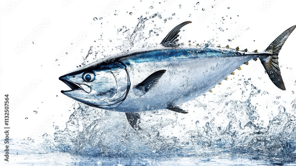 Obraz premium A captivating visualization of a tuna fish.