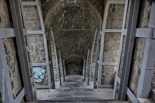 an old abandoned ruined house photo