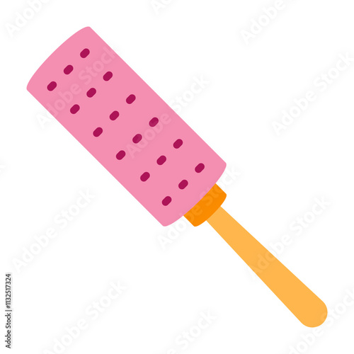 Lint Roller Vector Flat Icon Design