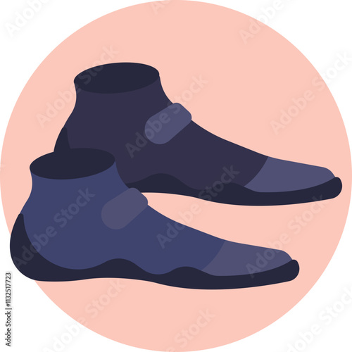 Modern diving shoes with grip-enhancing soles, designed for comfort and efficiency in underwater exploration.