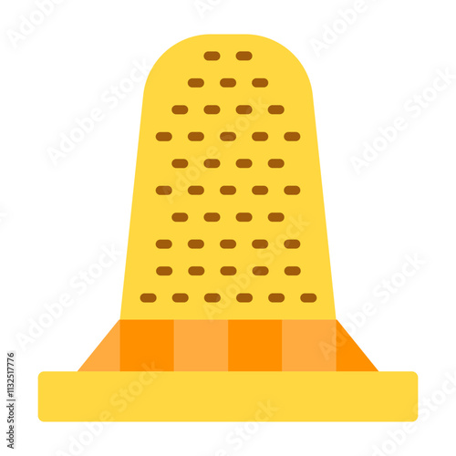 Thimble Vector Flat Icon Design