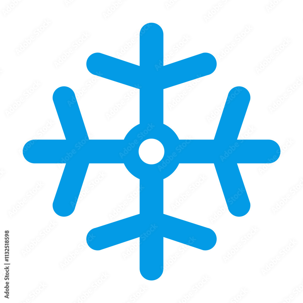 Obraz premium Snow Vector Flat Icon Design
