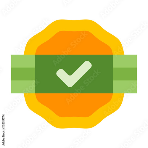 Approved Vector Flat Icon Design
