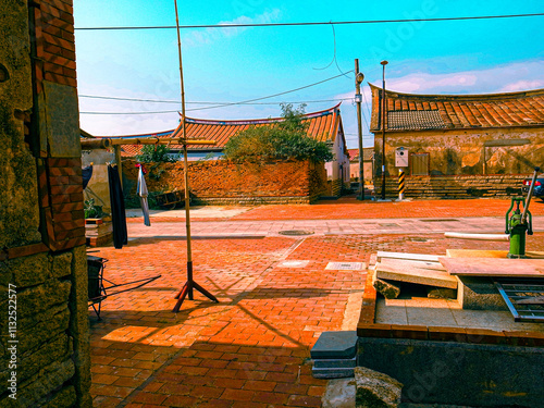 Traditional architecture in Kinmen folk culture village, Taiwan Chen jinglan's Western Style House photo